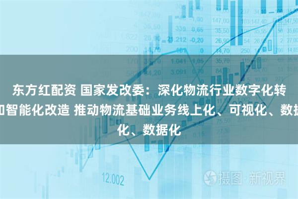 东方红配资 国家发改委：深化物流行业数字化转型和智能化改造 推动物流基础业务线上化、可视化、数据化